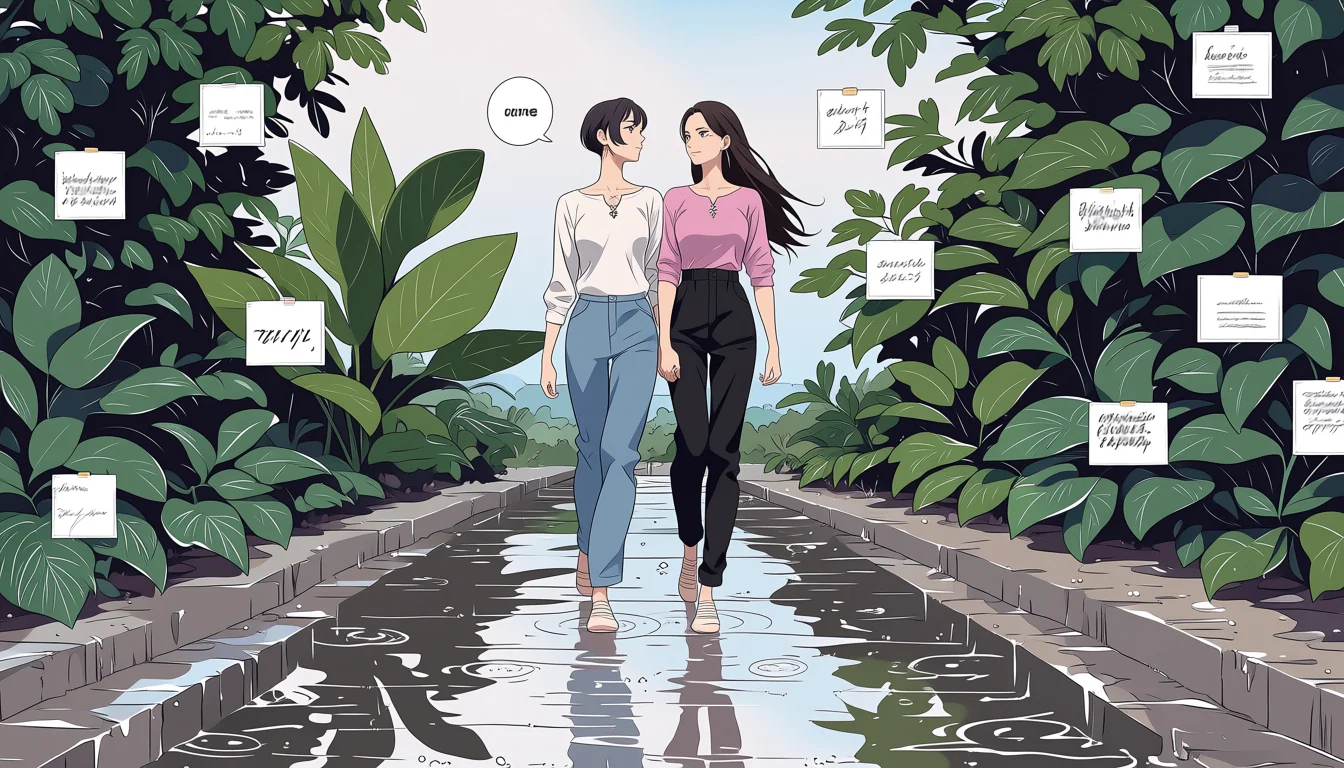 Original text-free editorial illustration for How to assess Porn Hub Hentai Lesbian sources