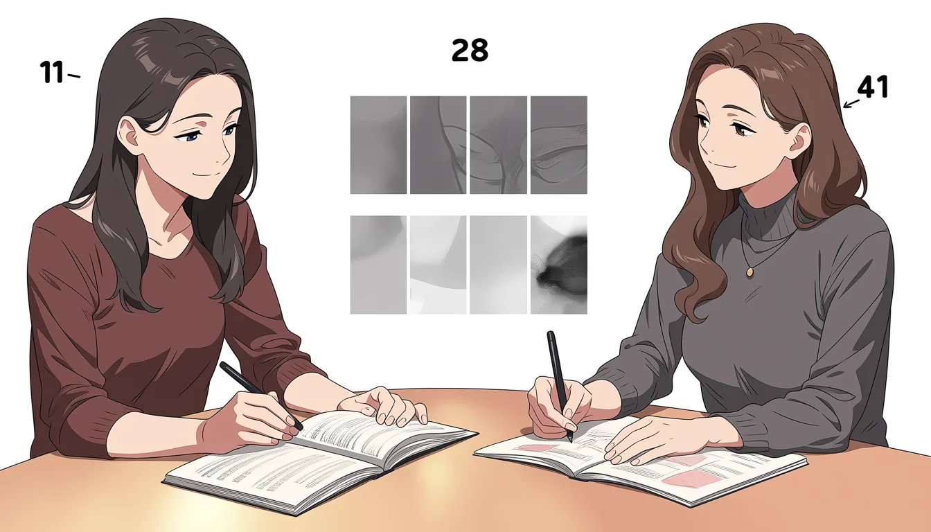 Editorial art for A craft guide to Pregnant Lesbian Hentai
