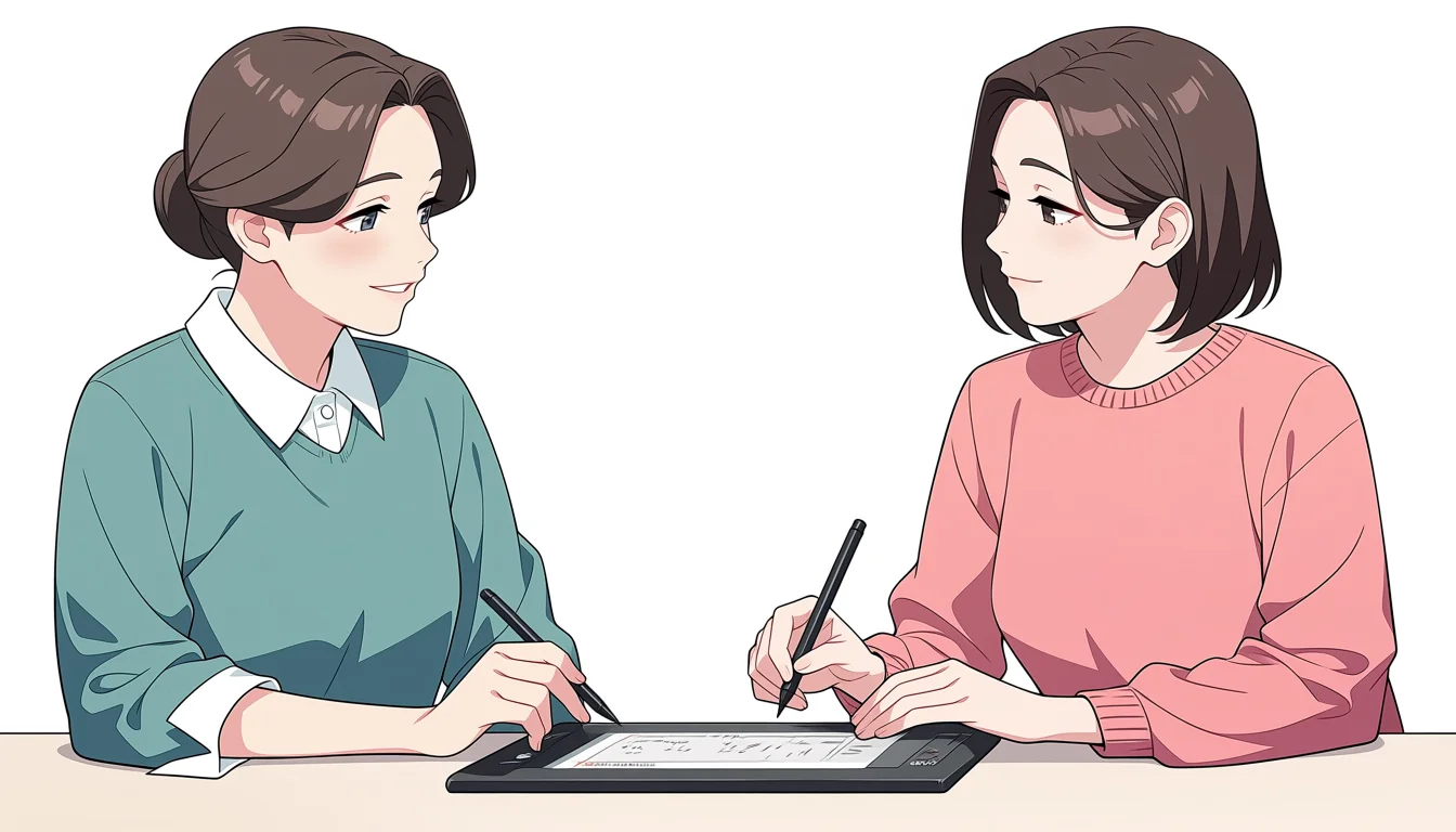 Editorial art for A craft guide to Rule34 Lesbian