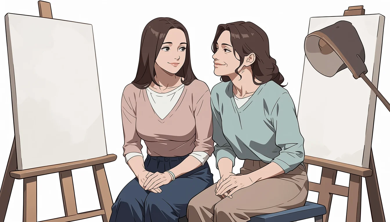 Editorial art for How to read Sex Lesbian Anime as visual craft