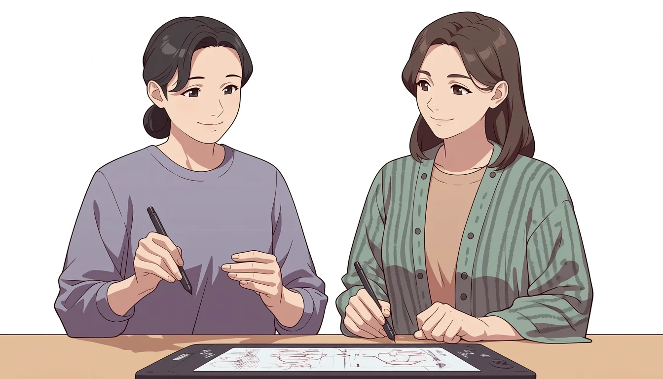 Editorial art for A craft guide to Sex Lesbian Hentai