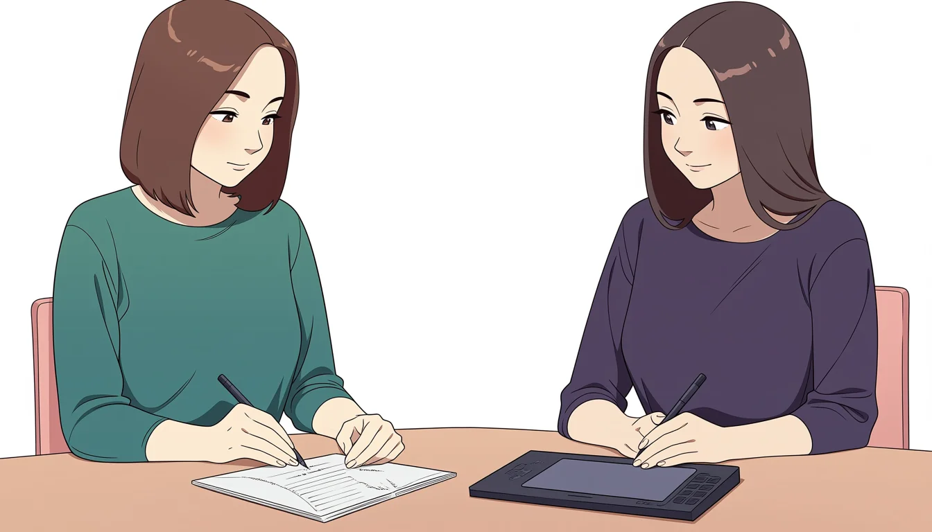 Editorial art for A craft guide to Sexy Lesbian Hentai