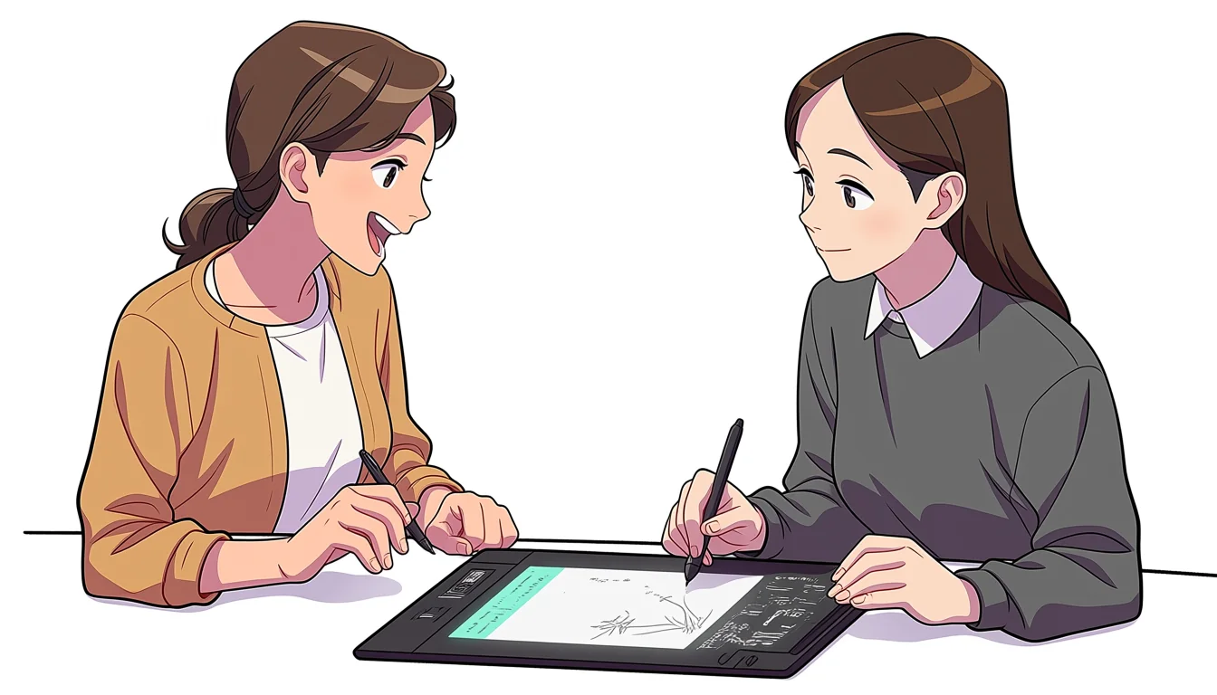 Editorial art for A craft guide to Threesome Lesbian Hentai