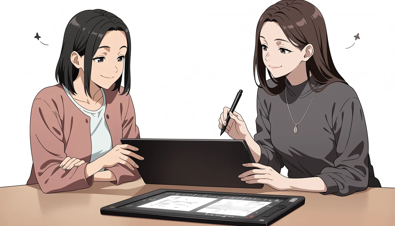 Editorial art for A craft guide to Watch Lesbian Hentai