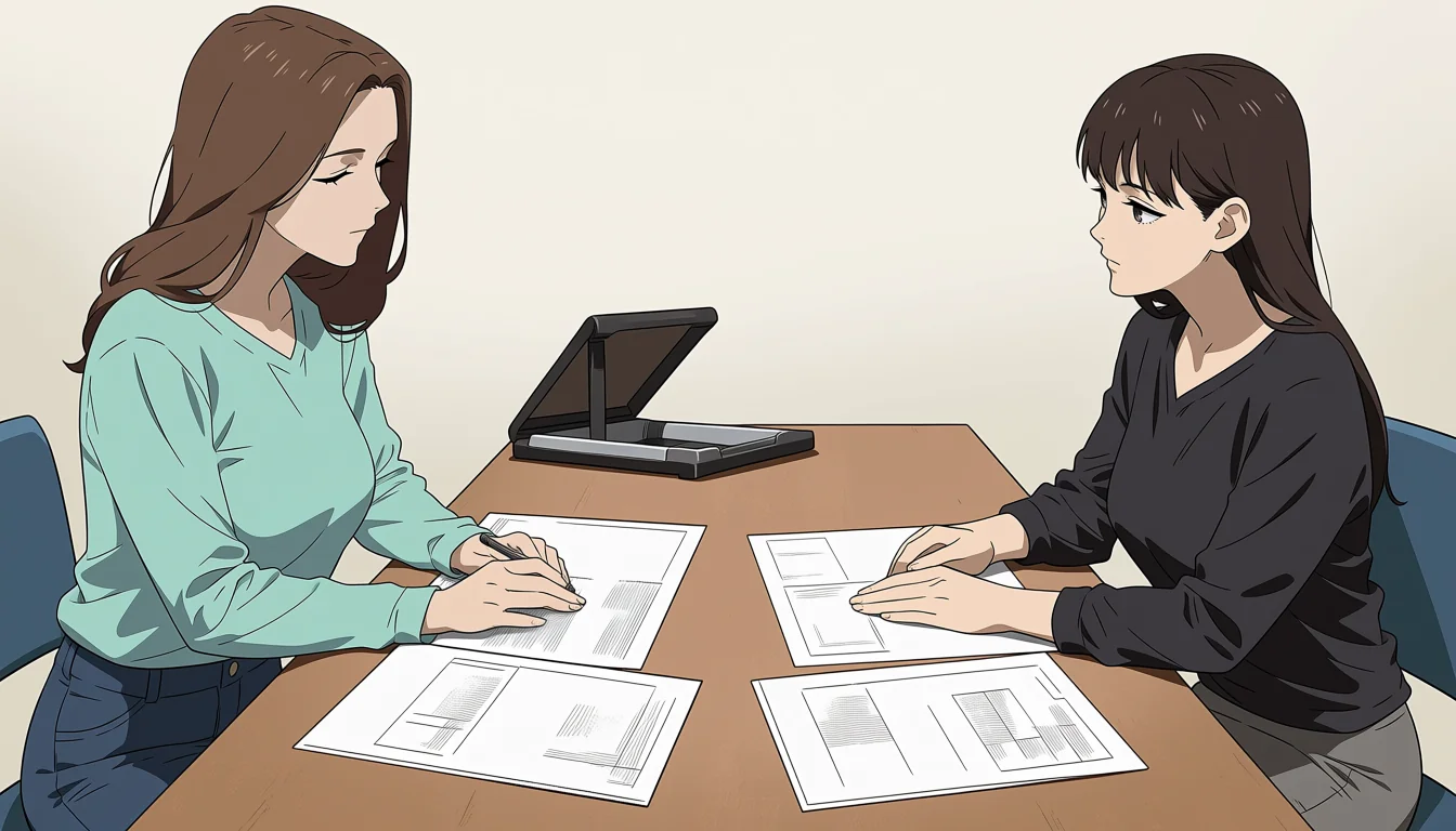 Editorial art for How to read Yuri Adult Anime as visual craft