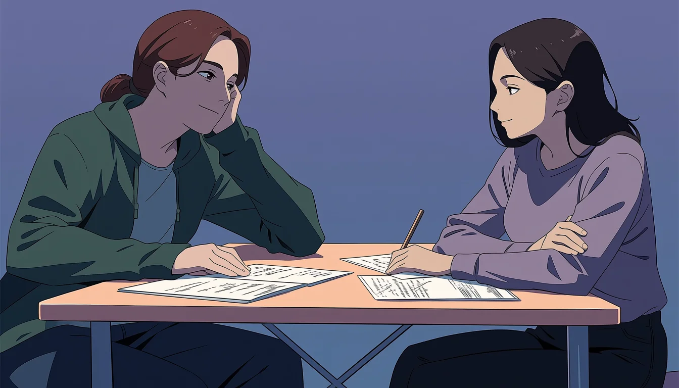 Editorial art for A craft guide to Yuri Doujinshi Hentai
