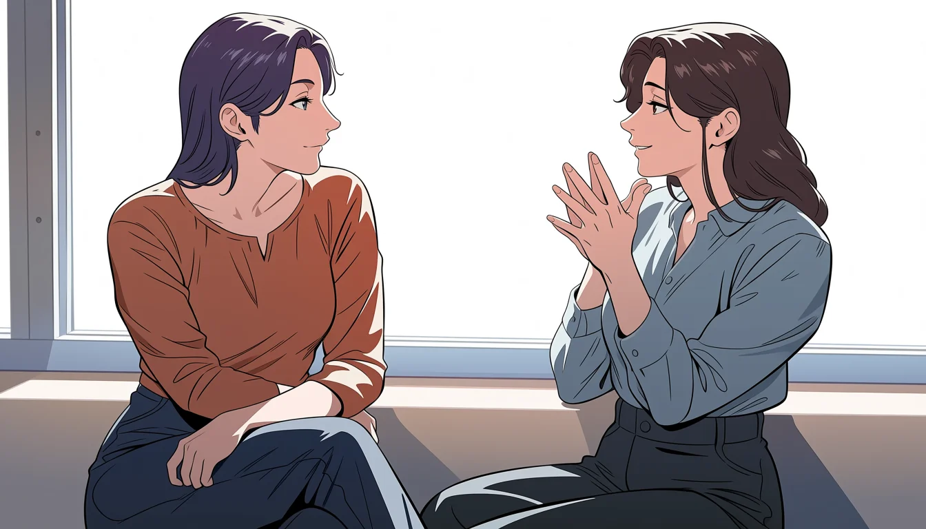 Editorial art for How to read Yuri H Anime as visual craft