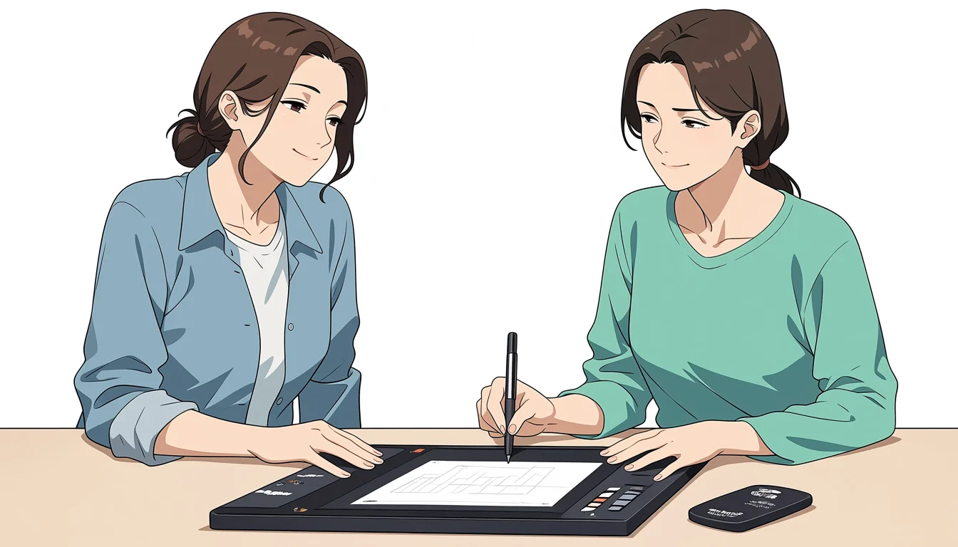 Editorial art for A craft guide to Yuri Hardcore Manga