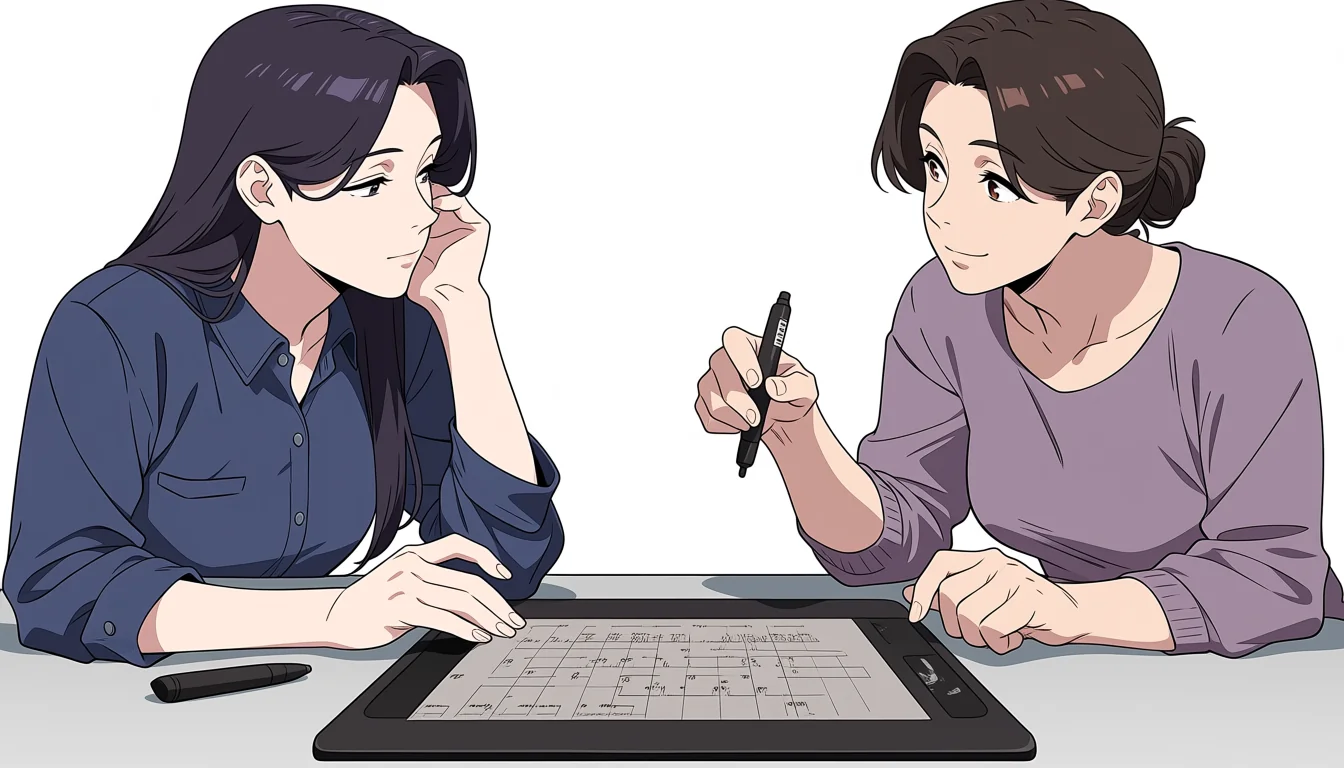 Editorial art for A craft guide to Yuri Hentai Clips