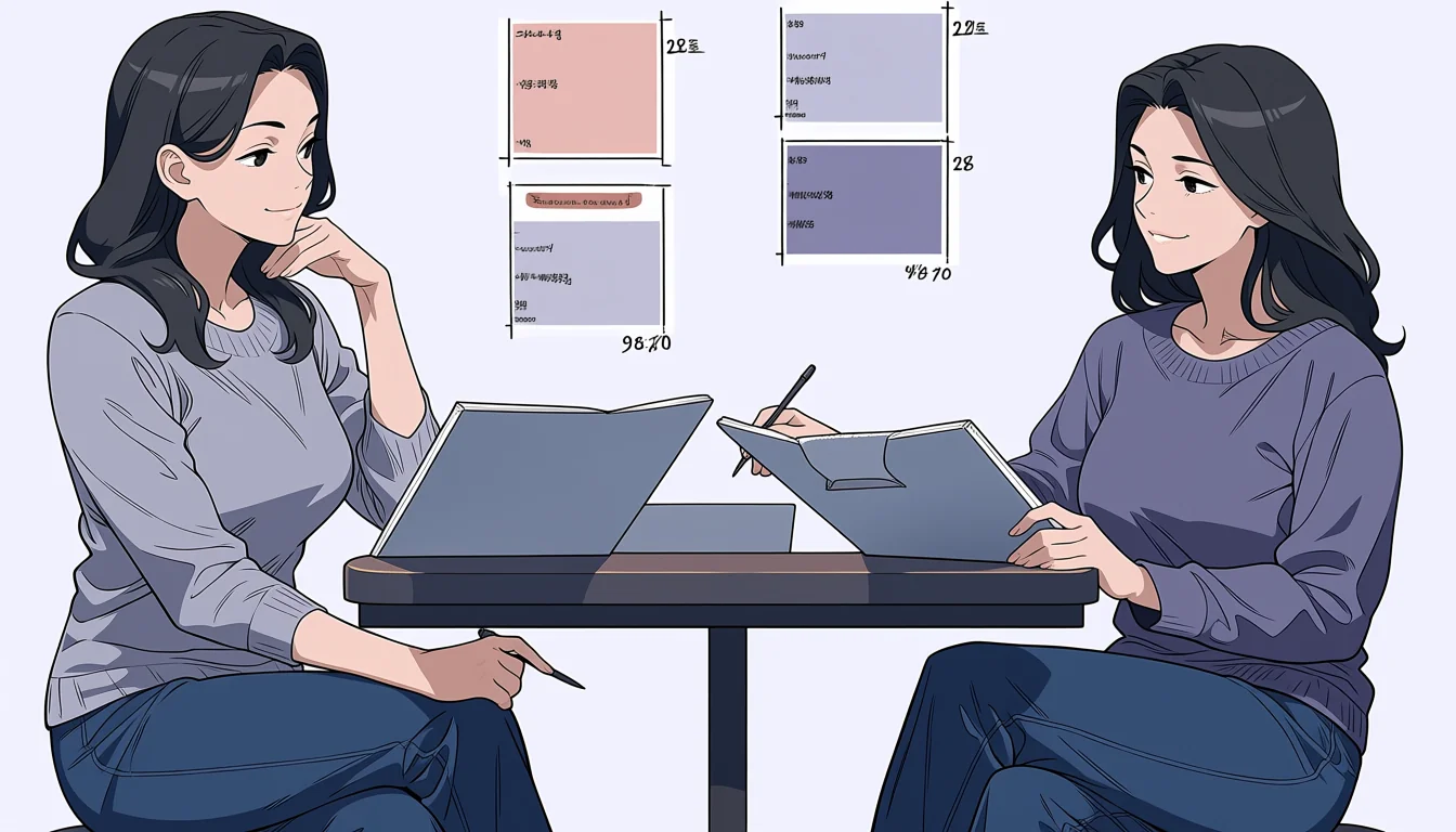 Editorial art for A craft guide to Yuri Hentai Comic