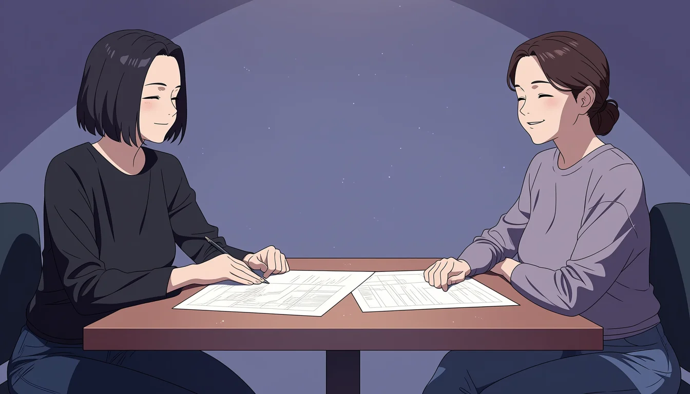 Editorial art for Yuri Hentai Girls: the adult-safety boundary
