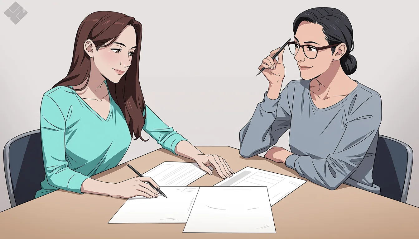 Editorial art for A craft guide to Yuri Hentai Porn