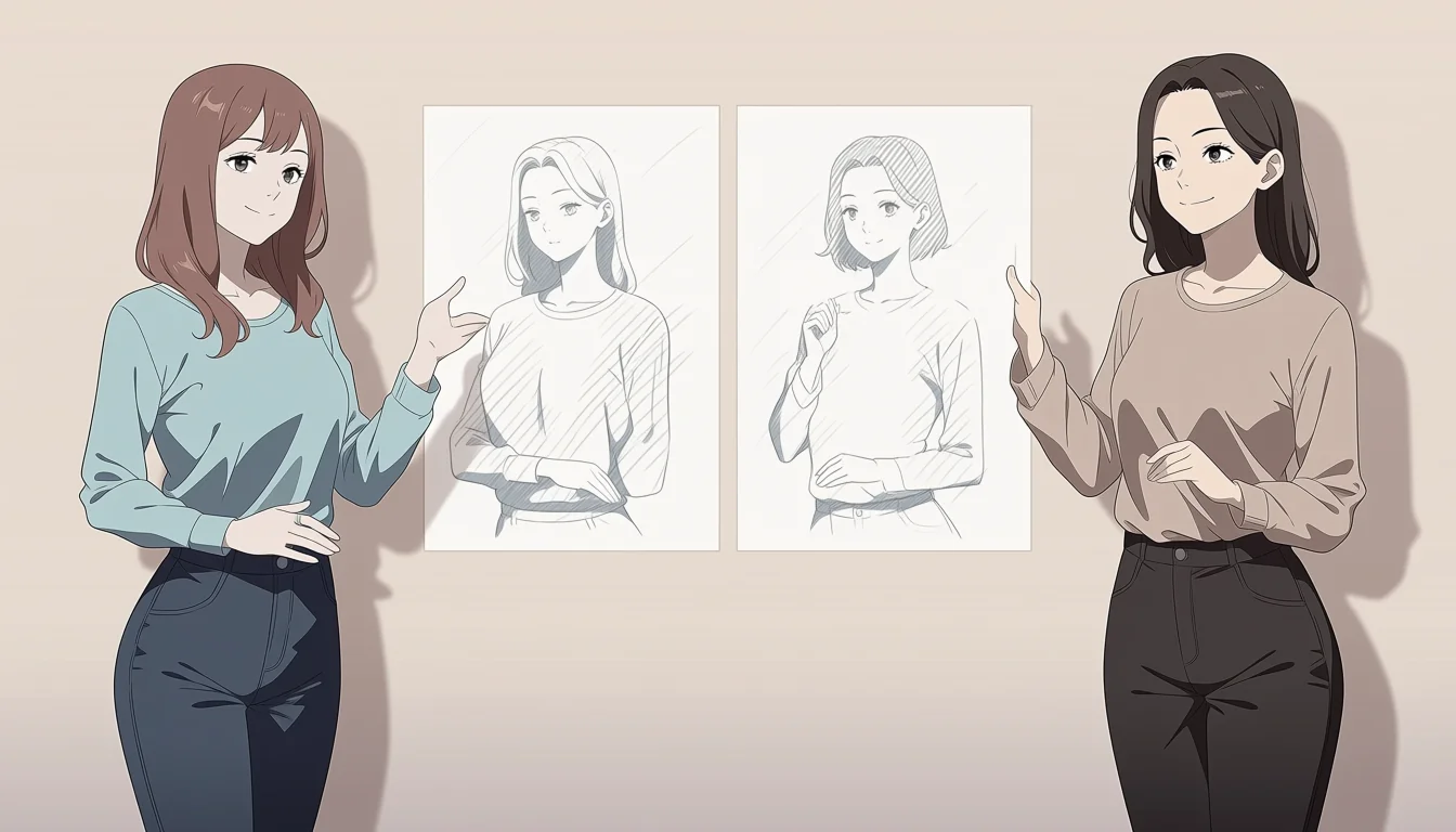 Editorial art for A craft guide to Yuri Lesbian Sex