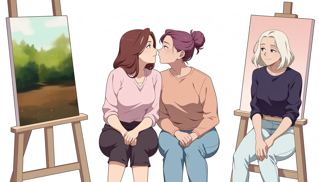 Editorial art for Yuri Rape Manga: the adult-safety boundary