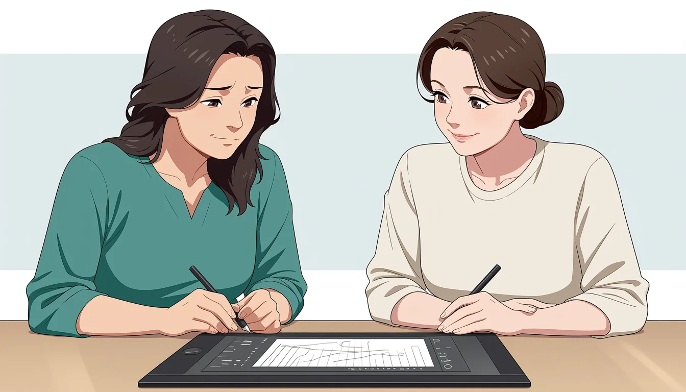 Editorial art for A craft guide to Yuri Strapon Hentai